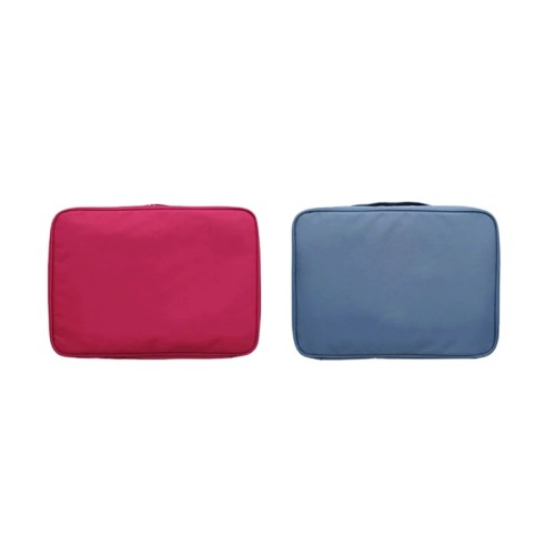 Hot sale polyester tote bags custom logo reusable foldable cosmetic bag cute cheap fashion cosmetic box for woman