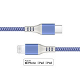 Good quality aluminum alloy high speed PD 18W C94 Type-C To Lighting Ladekabel USB C 8 Pin cabo For iPhone 12 MFi USB C charger