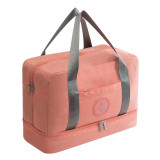 Waterproof Travel Hanging Wash Sport Gym Bag with Dry & Wet Separation