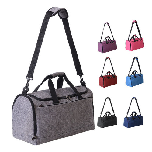 Custom lolgo durable duffel bag gym travel bag with shoes compartment and wet pocket