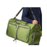 Wholesale high quality polyester custom duffle lightweight waterproof foldable travel bag