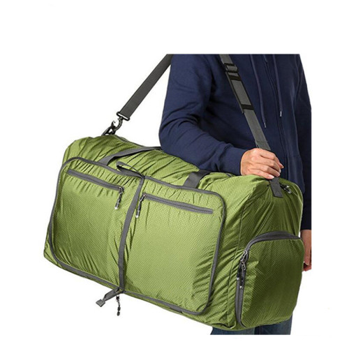 Wholesale high quality polyester custom duffle lightweight waterproof foldable travel bag