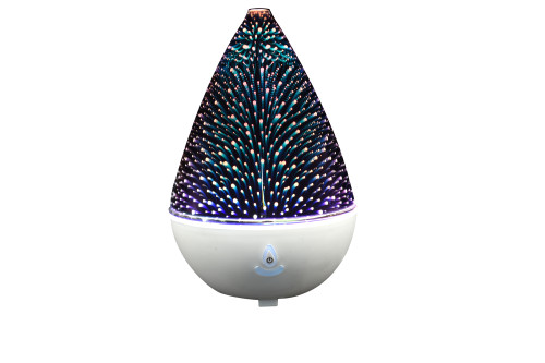 Essential Oil Diffuser,3D Glass Galaxy Star Light  Ultrasonic Cool Mist Humidifier,6 Color LED Changing Timing
