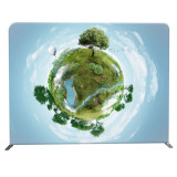 Portable straight high resolution pop up aluminum tube photobooth tension fabric backdrop photography