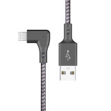 High quality OEM 90 degree MFI 1m USB Charger C89 Lighting For Apple ladekabel charging wire For iPhone 12 USB data cable
