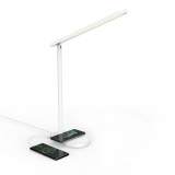 Eye-protection Table Lamp LED with 15W Fast Wireless Phone Charger 5 Mode Brightness Bedside Night Lights