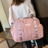 Cute ladies girls waterproof weekender handbags custom nylon travel bag sports gym duffle bag for women