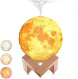 880ml High Capacity Cool Mist Humidifiers Mini Humidifier Desk Air Humidifier Travel  3D Moon