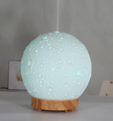 100ml Moon Shape Ceramic Cool Mist Humidifiers Air Humidifier Essential oil Diffuser decoration seasons gift