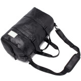 china online shopping best travel accessories PU leather travel bag for men Metal fittings travel duffel bag