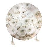 2 Meters High Quality Decor Supplies Aluminum Frame Backdrop Round Circle Backdrop