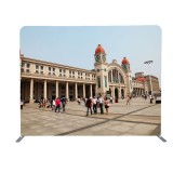 10ft portable tension fabric graphic aluminum tubes frame advertising backdrops display stand