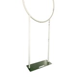7ft Double Printing Round Circle Steel Base Aluminum Tube Backdrop for Wedding Display Stand Photography Trade show
