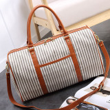 Unisex's PU Leather Duffel Oversized Travel Weekend Luggage Bag