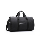 Super Capacity Crazy Horse Men's 2 In 1 Nylon Travel Bag Business Travel Duffle Bag Garment Suit Bag for Men and Momen