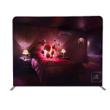 foldable exhibition booth and ension fabric banner display backdrop stand for trade show 10*10ft exhibition booth