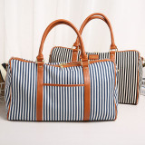 Unisex's PU Leather Duffel Oversized Travel Weekend Luggage Bag