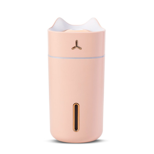 New Gift Home Office Desktop Mini Cute Cat Air Humidifier USB LED Night Light Deep Hydration Cool Mist Humidifier