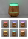 Hot Super quiet Hollow Diffuser colorful night lamp wood grain therapy Humidifier low price