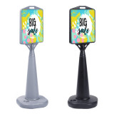 High Quality outdoor Portable Water Base Wind Resistance PE Material Poster Sign Sidewalk Stands