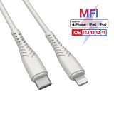 for iPhone Ladekabel Lightning Kabel for Apple MFi Zertifiziert Schnell USB C to 8 pin Lighting Kabel- 1m White color
