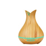 130ML Wooden grain Diffuser Ultrasonic Cool Mist Humidifier 7 Color Tabletop / Portable Free Spare Parts