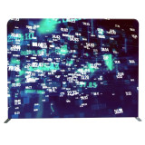 photobooth promotional 10ft mermaid sequin backdrop for trade show and event