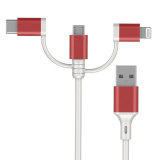 MFI Cable Manufacturer OEM 8 pin 3 in 1 Multifunction Data Cable For iphone Lighting Charging Cable MFI Certified