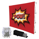 10ft aluminum fabric pop up tension fabric design trade show fabric display backdrop banner stand