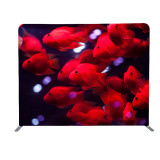 Custom graphic 8ft x 8ft tension fabric backdrop stand photo backwall convention display