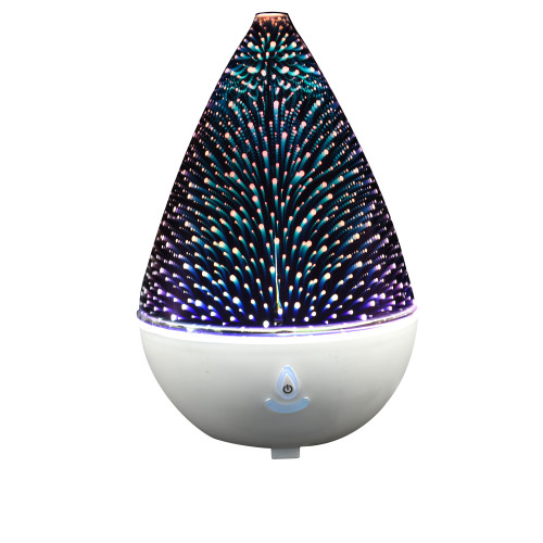 Essential Oil Diffuser,3D Glass Galaxy Star Light ,6 Color LED Changing Timing Ultrasonic Cool Mist Humidifier, Spa