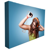 promotion tension fabric 10ft straight exhibition pop up display stand