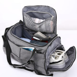 Leisure sports bag customizable foldable short-haul bag portable bag with large capacity