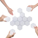 Honeycomb Mosaic Color Version Hexagonal Modular Touch Sensitive Lighting Wall Lamp LED Night Light