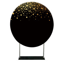 Tension fabric backdrop stand Circle Banner Stand portable stage backdrop frame  photo booth backdrop