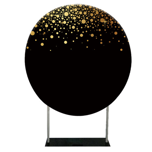 Tension fabric backdrop stand Circle Banner Stand portable stage backdrop frame  photo booth backdrop