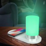 Patented new products 2020 LED night light wireless phone charging station wireless charger for IOS android phone