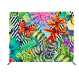 Custom graphic 8ft x 8ft tension fabric backdrop stand photo backwall convention display