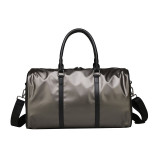 Factory customize logo high quality large waterproof nylon weekender gym duffel travel bag for men women