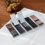 Small fresh scenery guide memo pads PET convenience stickers unexpectedly meet hand account decoration stickers