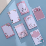 Creative Unicorn Memo Pads Tear-off Creative Memo Pad Student Memo Pad 50 sheets