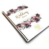 A4 Wholesale Spiral Organizer Custom Wedding Planner Book