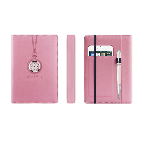 2021 2022 Personalized Leather Hardcover Planner Custom Agenda Printing with Tabs