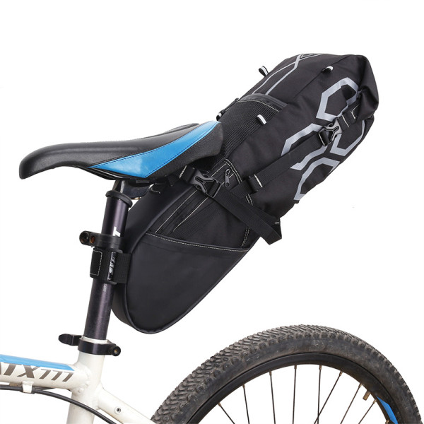 Bicycle Tail Bag Waterproof Large Capacity Backseat Bag Mountain Bike Road Cycling Equipment Saddle Bag