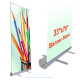Aluminum hardware roll up banner,Retractable banner stand