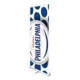 hot sale easy change round pop stall banner frame roll up display for event