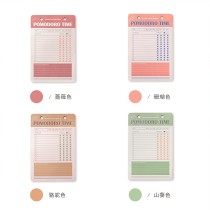 Time notes guestbook tearable and hangable notepad  portable weekly planner memo pad for students