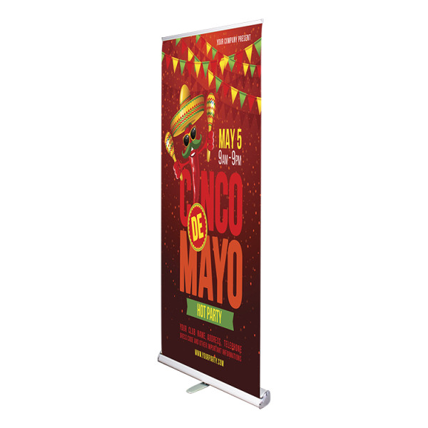 high quality china printed tension banner exhibition stand teardrop roll up display
