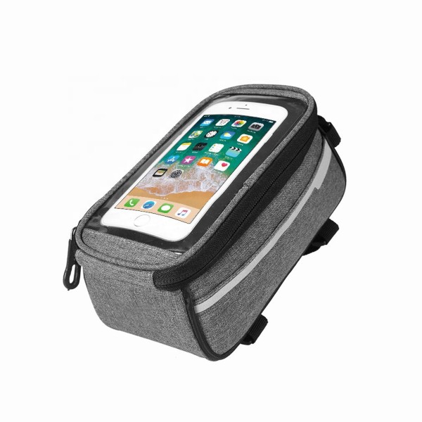 Hot Selling Waterproof Motorcycle Phone Mount Bag Front Tube Frame Cycling Case Bike Bicycle  Bag