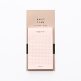 Portable study and office schedule planning memo pad, stickers tearable or sticky memo pad